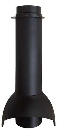 Выход канализации Krovent Pipe-VT 110 неизолированный черный