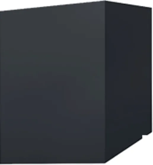 Кожух скатный д540/ш270/в1-1220/в2-920 0,5 Rooftop Бархат RAL 7024 мокрый асфальт
