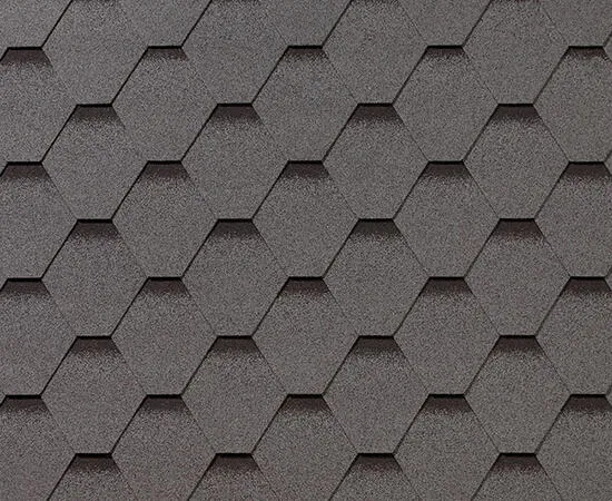Черепица гибкая RoofShield Премиум Стандарт серый с оттенением