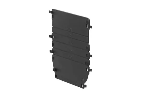 Заглушка торцевая универсальная для лотка водоотводного Gidrolica Standart/Standart Plus DN100, пластик. (18101)