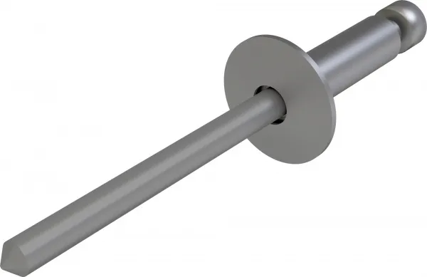 Заклёпка вытяжная Daxmer 4,0х10 (750шт) нерж/нерж RAL 7004
