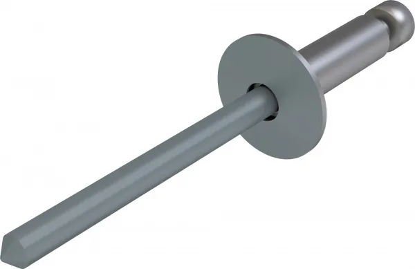 Заклёпка вытяжная Daxmer 4,8х10 (500шт) нерж/нерж RAL 7024