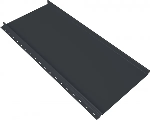 Кликфальц Мини Grand Line 0,45 ПЭ с пленкой на замках RAL 7024 мокрый асфальт