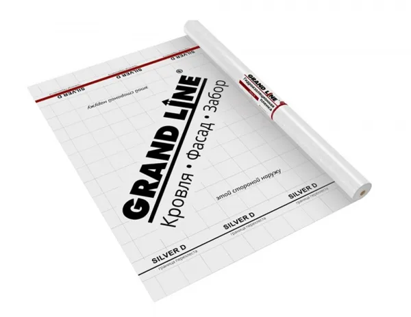 Материал гидроизоляционный Grand Line Сильвер Д+Тейп (Silver D+Tape) (75м2)