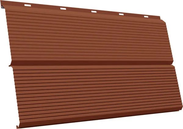 ЭкоБрус Гофр Grand Line 0,45 ПЭ RAL 8004 терракота