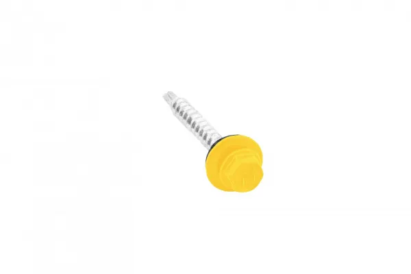 Саморез кровельный Daxmer 4,8х35 RAL 1018 (250) сверло №1
