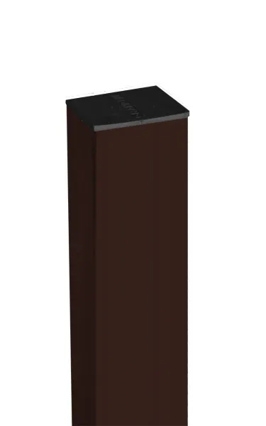 Столб 62х55х1,4х3000 RAL 8017