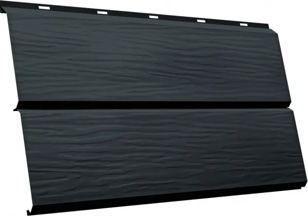 ЭкоБрус 3D Grand Line 0,45 Drap ТХ с пленкой RAL 7016 антрацитово-серый