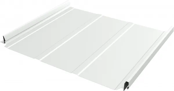 Кликфальц Про Line Grand Line 0,45 Drap с пленкой на замках RAL 9003 сигнальный белый