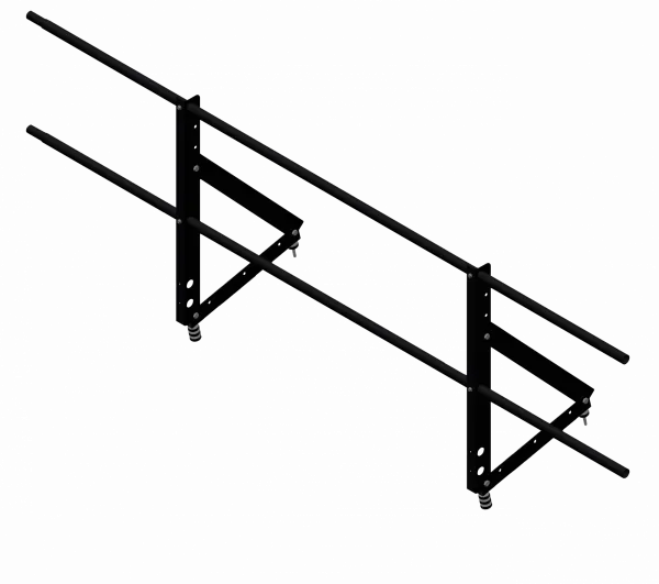 Ограждение кровельное Оптима 0,65х2м RAL 9005