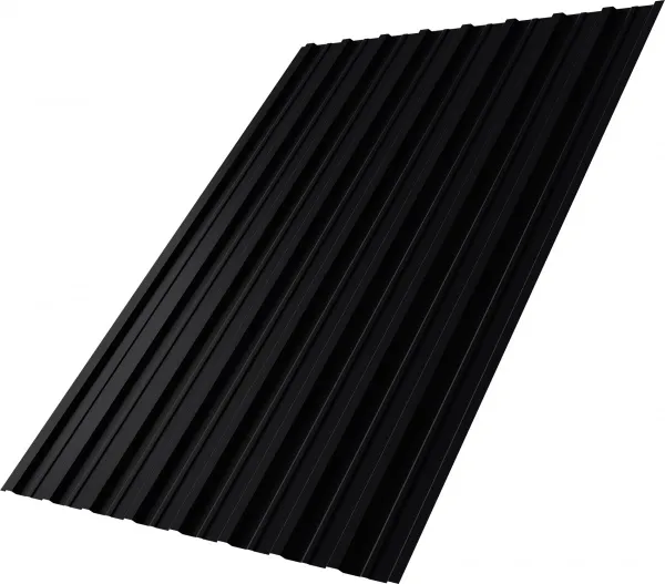 Профнастил С10A Grand Line 0,45 Drap СТ RAL 9005 черный