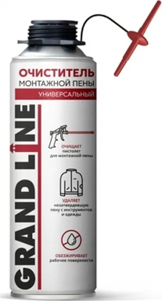 Очиститель монтажной пены Grand Line, 300мл, 400г