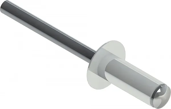 Заклёпка вытяжная Daxmer 4,0х10 RAL 9003 (10х1000шт) ал/ст