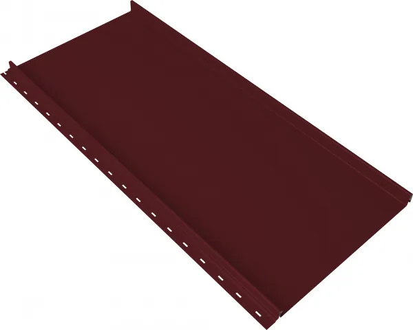 Кликфальц Мини Grand Line 0,45 ПЭ с пленкой на замках RAL 3005 красное вино
