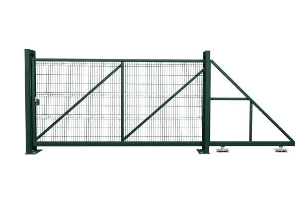 Ворота откатные Profi 2,03х6,0 RAL 6005 вправо