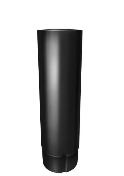 Труба круглая Grand Line ПУ 90мм 3м RAL 9005 черный