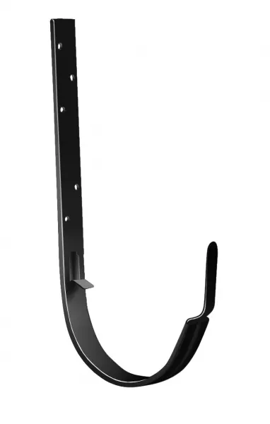 Крюк длинный Grand Line ПУ 125мм RAL 9005 черный