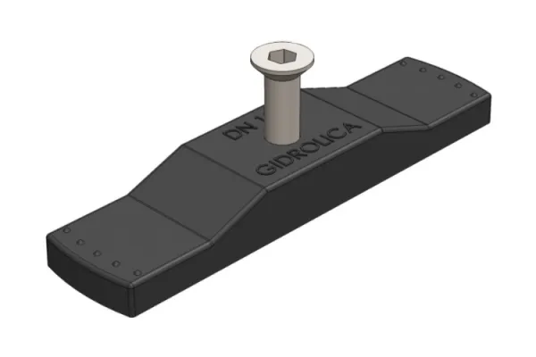 Крепеж для лотка водоотводного пластикового Gidrolica DN100 для арт.508/1 (108/1)