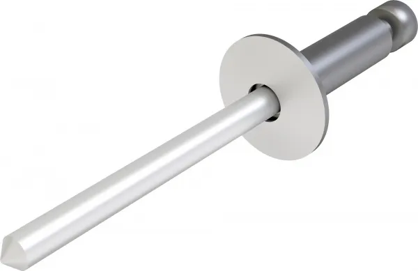 Заклёпка вытяжная Daxmer 4,8х21х14 (200шт) нерж/нерж RAL 9003