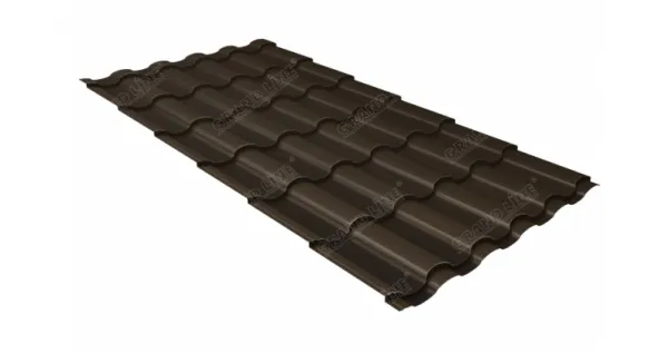 Профиль волновой "Кредо" ("Kredo") 0,45 ПЭ RR 32 темно-коричневый