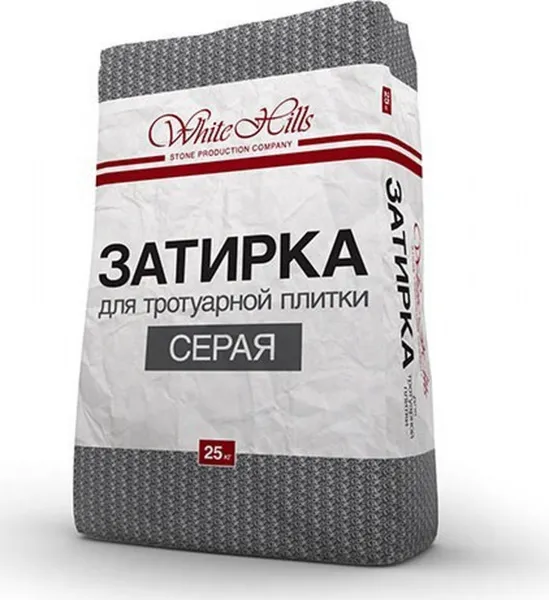 Затирка для тротуарной плитки White Hills серая (25кг)