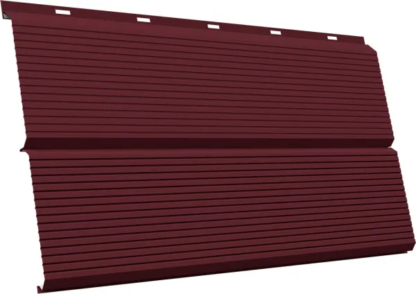 ЭкоБрус Гофр Grand Line 0,45 ПЭ RAL 3005 красное вино