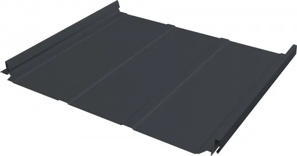Кликфальц Про Line Grand Line 0,5 PurLite матовый с пленкой на замках RAL 7024 мокрый асфальт