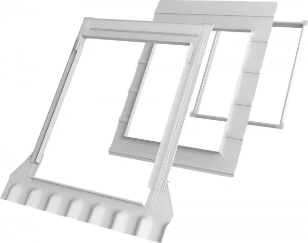 Оклад VELUX EDW 2000+BDX с гидро-теплоизоляцией для профилированных кровельных материалов 66х98