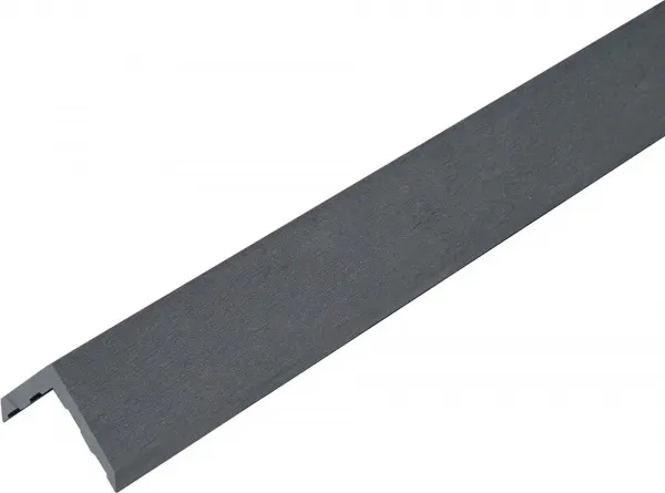 Профиль угловой фасадная облицовка (CM Cladding) 2000х70х70х10мм эбонит (ebony)
