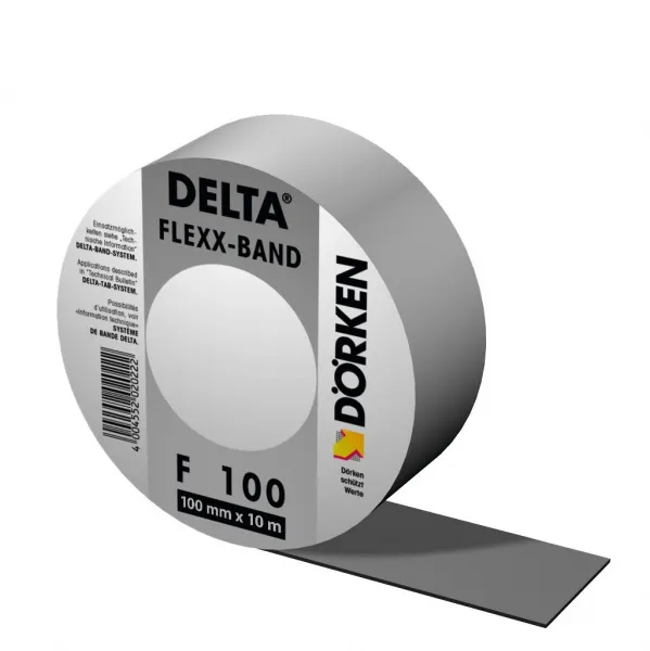 Лента Delta-Flexx-Band F100 соединительная односторонняя для уплотнения деталей и проходок (10мх100мм)