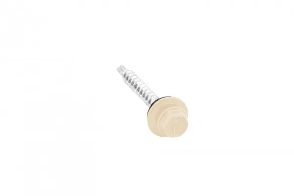 Саморез кровельный Daxmer 4,8х35 RAL 1015 (250) сверло №1