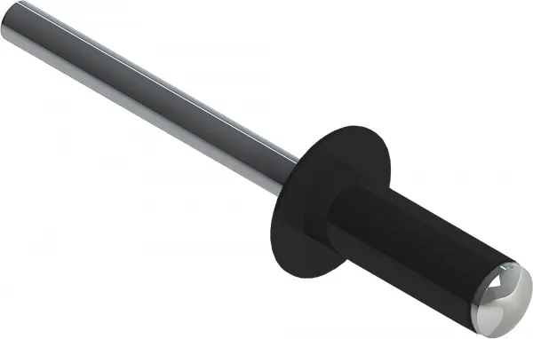 Заклёпка вытяжная Daxmer 3,2х8 RAL 9005 (20х1000шт) ал/ст