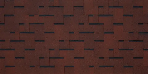Черепица гибкая Tegola Sanremo rosso 402 (красный)