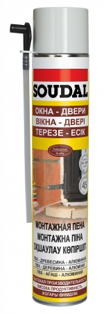 Soudal ручная пена 12х500мл (107552)