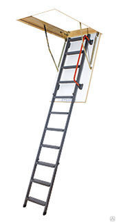Лестница чердачная складная FAKRO LMK 60х130/305 (металлическая, повышенной прочности)
