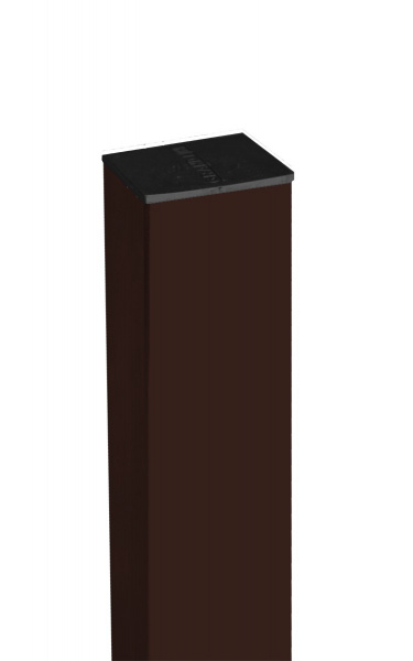 Столб 62х55х1,4х3000 RAL 8017