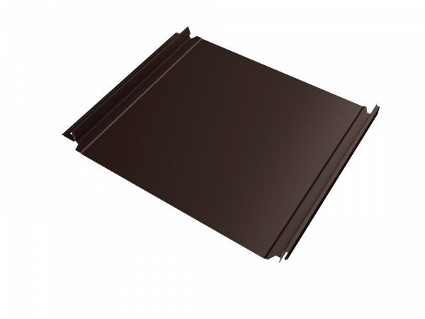 Кликфальц Double Pro Grand Line 0,5 PurPro с пленкой на замках RAL 8017 шоколад