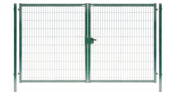 Ворота Medium New с замком 1,53х3,5 RAL 6005