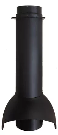 Выход канализации Krovent Pipe-VT 110 неизолированный черный