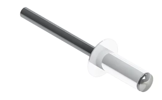 Заклёпка вытяжная Daxmer 4,0х10 RAL 9003 (10х1000шт) ал/ст