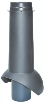 Выход канализации Krovent Pipe-VT 110 изолированный серый