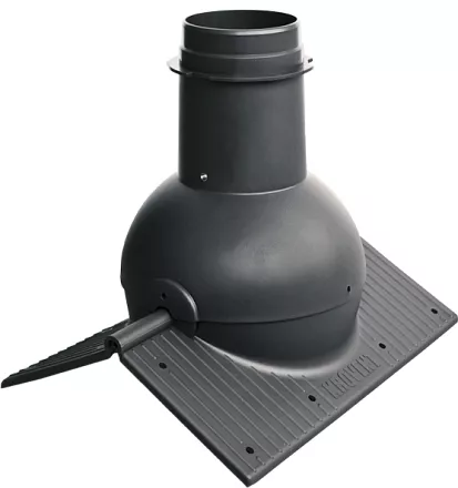 Элемент коньковый Кrovent Pipe-Cone черный