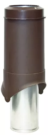Выход вентиляции Krovent Pipe-VT 150 изолированный коричневый